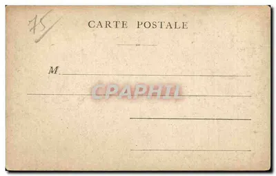 Paryż — Rue de Rivoli — wydawca nieznany — Rewers