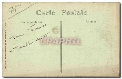 Paryż — Boulevar des Italiens i Boulevar Montmartre — ND Fot. — Rewers
