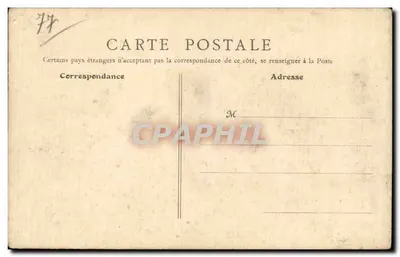 Meaux (S.-et-M.) - Pałac Sądownictwa — B.F., Paryż, nr 3 — Rewers