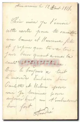 Pensieri di Francia — mazzo di pensieri — G.B. (editore) — Verso