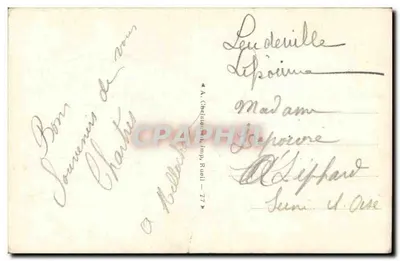 Flores da França — Porta da Felicidade — G.B. 257 — Verso