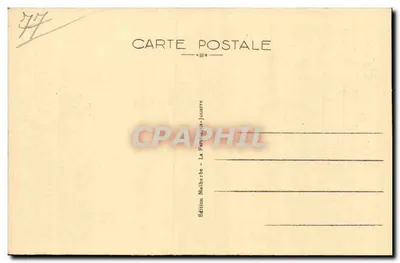 La Ferté-sous-Jouarre — A Moinha de Mourette — Edição Malherbe — Verso