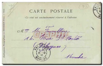 SEINE-PORT — Les Roches — Éditeur : amitie N. L. B. — Verso