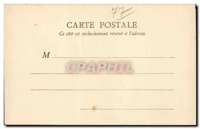 Melun — La Pointe de l'Île — B. F., Paris — Rewers