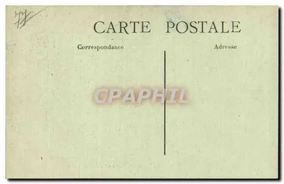 MORTCERF — Ruínas do Velho Castelo e Lago — Gruot Edit. Crécy — Verso