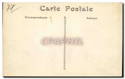 Arredores de MONTEREAU — Castelo de Forges transformado em ambulância militar 1914-1915 — Milliet, livreiro, Montreveau — Verso