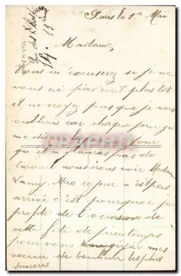 Lírio do Vale — 'Je Forte Bonheur' — Fauvettte, n° 1382 — Verso