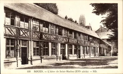 Rouen — Aître de Saint-Maclou (século XVI) — ND.