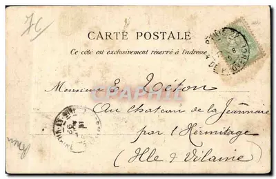 Rouen — Dom zwany domem Diany z Poitiers — Widoki Sieci Zachodniej, N°19 — Rewers