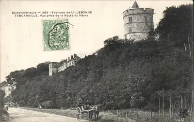 Tancarville - Visão tirada da Estrada do Havre - Editor anônimo, n° 289