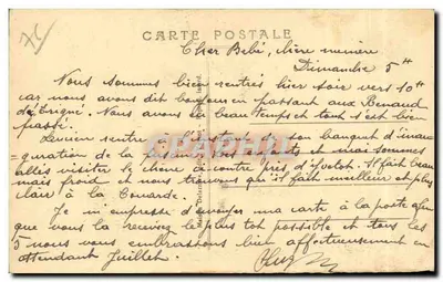 Al louville-Bellefosse — Le Gros Chêne — Éditeur inconnu, n° 802 — Verso