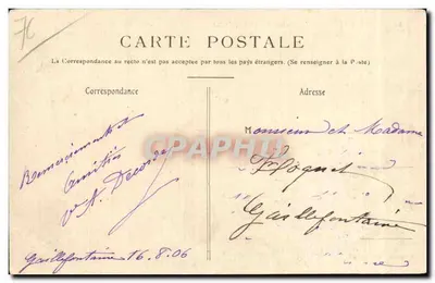 Okręgi Forges-les-Eaux (S.-Inf.) — Zamek Gaillefontaine — Fot. E. Lasigandone — Rewers