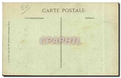 Péronne — As Ruínas — Visé, Paris No 1583 — Verso