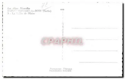 알프스 만셀 - 생레오나르드데보이(사르트) - 미세르 계곡 - 출판사: 레인 — 뒷면