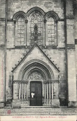 Gournay-en-Bray - Igreja de São Hildeberto - O Portal