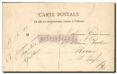 Rouen — Cuartel Hatry — N.P. 125 — Reverso