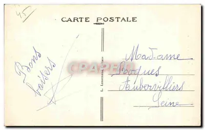 Montargis (Loiret) - Rua sobre a água — Verso