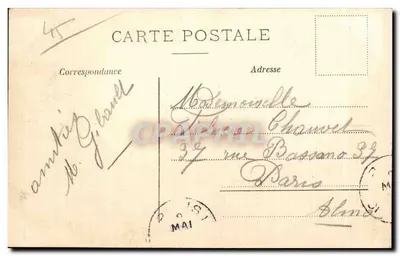 Montargis — Widok na kanał — C.F. M. wydawca — Rewers