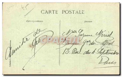 Gien (Loiret) — O Ponte — Editor não identificado, número de série não visível — Verso