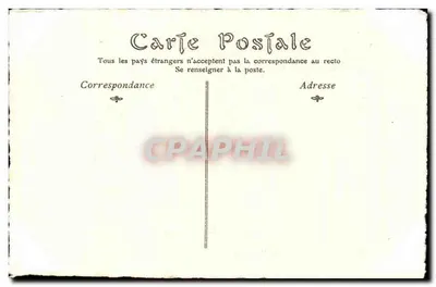 De Twee Vriendinnen in de Studie — Franse stempels van de 18e eeuw — ND Phot, n° 172 — Achterkant