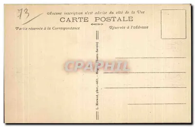 Flumet — Vista geral e São Nicolau — L. Morand, fot.édit. (Savoie) — Verso