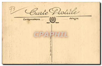 Aix-les-Bains (Savoie) — La Buvette de la Source Saint-Simon — LL. n°71 — Verso