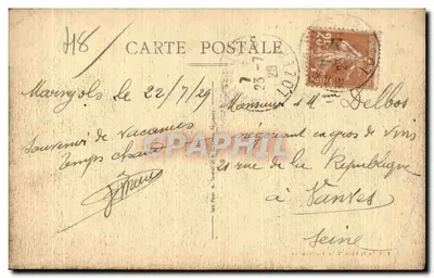 Marvejols (Lozère) — Quartier Norte — Ed. Pégovilloux, Tabac Par Journaux — Verso