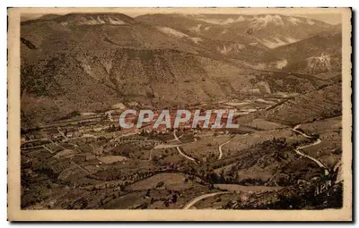 Florac - Lozère — Vista geral da estrada do Causse — Les Cartes A.P.A. - AI HJ