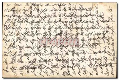 Bouquet de fleurs dans un panier — tekst drukowany — wydawca DIX n° 591 — Rewers