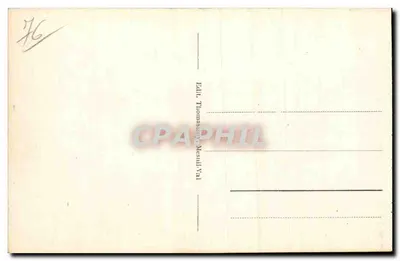 Mesnil-Val - O pequeno Castelo, a Torre Talbot e o Caminho da Falésia — Edição Thomasson, n°13 — Verso