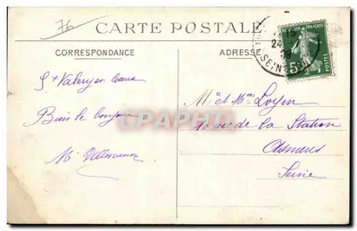 Saint-Valery-en-Caux — De kliffen en de strand — C.A.B. — Achterkant