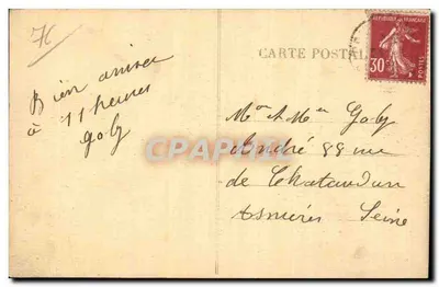 Mesnil-Val — Giardino Pubblico — Duneamans-Beauchêne — Verso