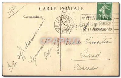 Sainte-Adresse — Farary Hève — Nowoczesna pocztówka n°84 — Rewers