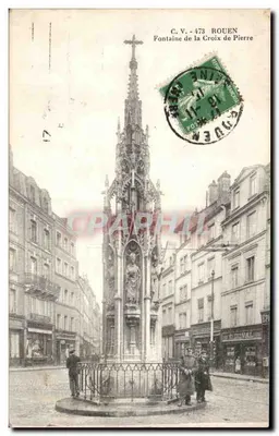 Rouen — Fontaine de la Croix de Pierre — C.V. 473