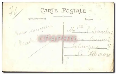 Rouen — Fontaine de la Croix de Pierre — C.V. 473 — Verso