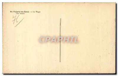 St-Valery-en-Caux — La Playa — editor no identificado — Reverso