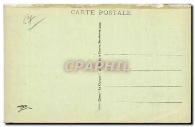 HAGUENAU - Praça São Jorge — editor 'La Cigogne' Estrasburgo — Verso