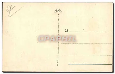 Cigony w Alzacji — seria 104 — C° des Arts, Schiltigheim — Rewers