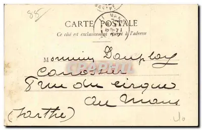 Les Sables-d'Olonne — A croquer, les Sablaises, vues de dos — Colección L.D. de Nantes, n°3 — Reverso