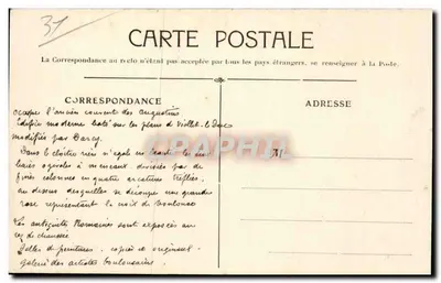 Toulouse — Rue Alsace-Lorraine — Edifício da Compagnia dos Tramways Centrais — Verso