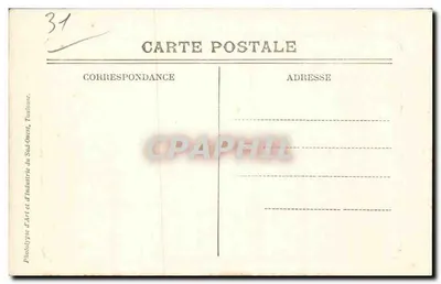 Toulouse — Stacja Matabiau — Fototypia Sztuki i Przemysłu Południowego Zachodu, Toulouse, nr 13 — Rewers