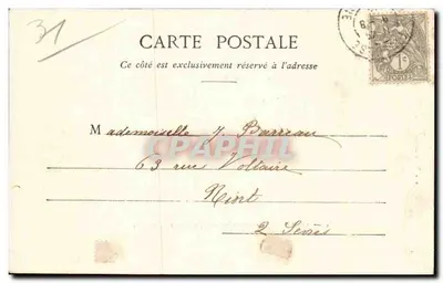 Toulouse - Avenida Saint-Michel - Faculdade de Medicina — editor Chile A.T., n°49 — Verso