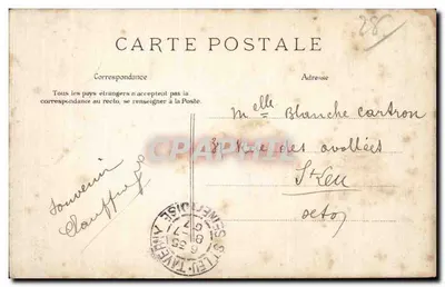 Châteaudun — O Ponte Saint-Médard, a Cervejaria e o Bebedouro — Éd. Le Doley, Paris, n°172 — Verso