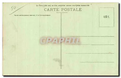Cherbourg - A Montanha do Roule — Coleção F. C., Cherbourg — Verso