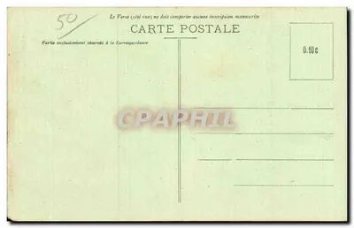Cherbourg - El Muelle Coligny y la Montaña del Roule — Reverso