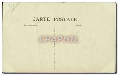 Wnętrze Kościoła Świętego Malo — Valognes — Wyd. Artaud et Nozais, Nantes — Rewers