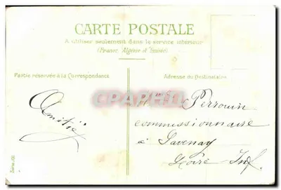 Lily of the Valley — bouquet dans un vase — éditeur anonyme, série 01 — Verso