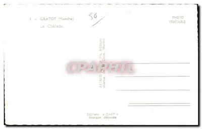 Gratot (Manche) — O Castelo — Edições Gaby — Verso