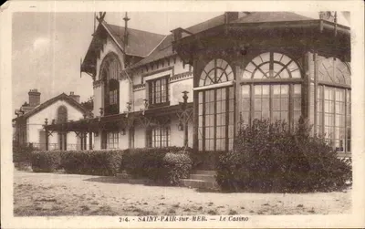 Saint-Pair-sur-Mer — O Casino — Edição A. Bernard, Gravelle, n° 214
