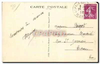 Saint-Pair-sur-Mer — O Casino — Edição A. Bernard, Gravelle, n° 214 — Verso